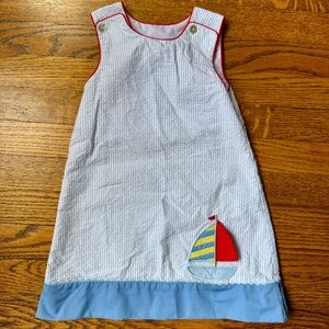 Seersucker 3T Girls Dress